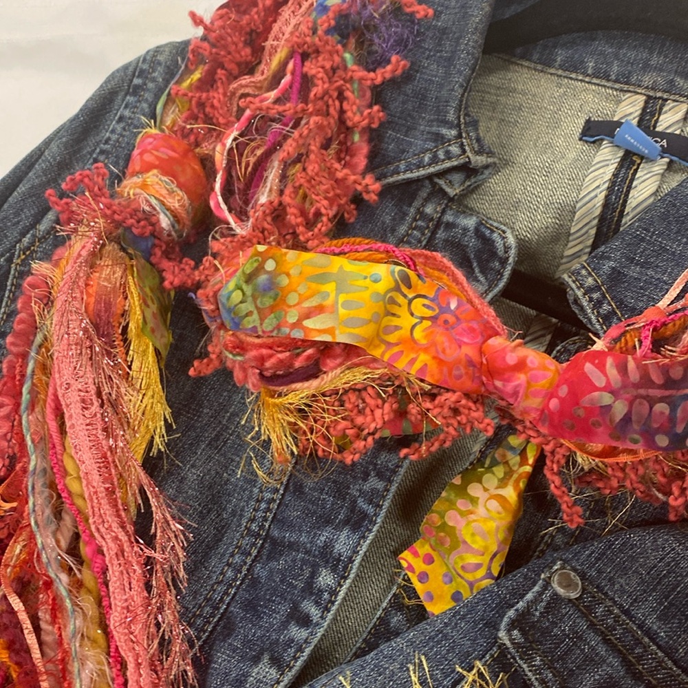 Artisan Textured Scarf - Picture 4 of 7